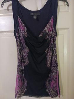 INC International Concepts Sleeveless Tank Top sz medium