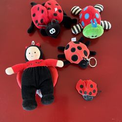 Ladybug Plush Toy Set