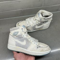 Nike Air Jordan 1 Retro High OG Shoes Denim DM9036-104 Women's Size 5.5