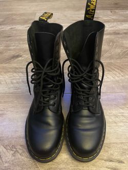 Dr. Martens Black Leather Boots