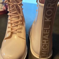 Michael Kors Rain Boots -light Pink Size 8
