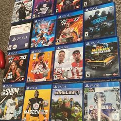 PS4 controller And Games