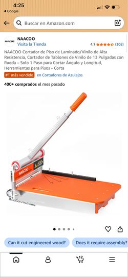 NAACCOO 13 inch Laminate Vinyl Floor Cutter