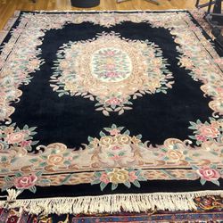 100% Wool Rug Made By Capel, 9x11