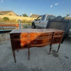 Antique Buffet Vintage Credenza