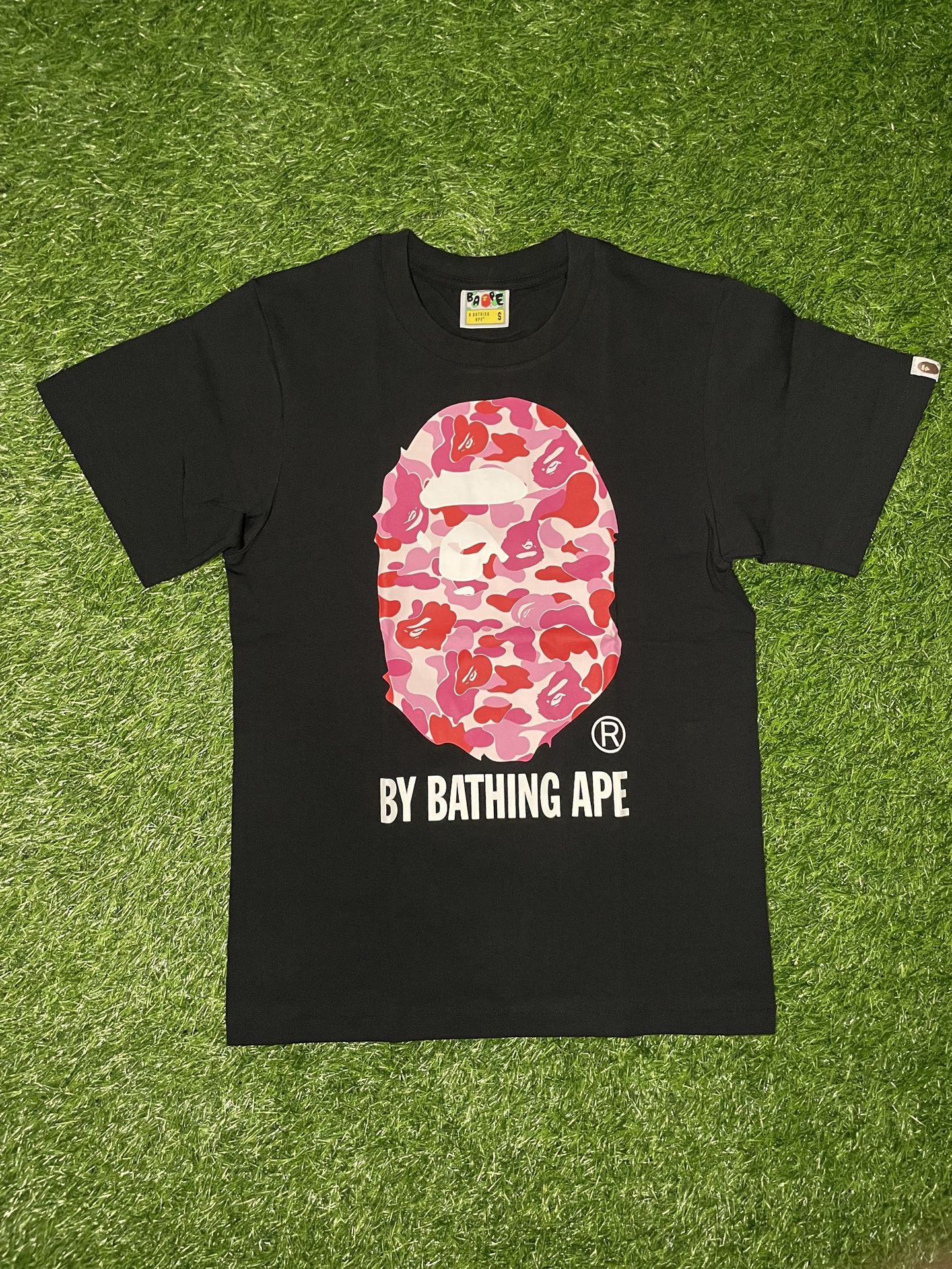 Bape ABC Camo by Bathing Ape Tee Black/Pink