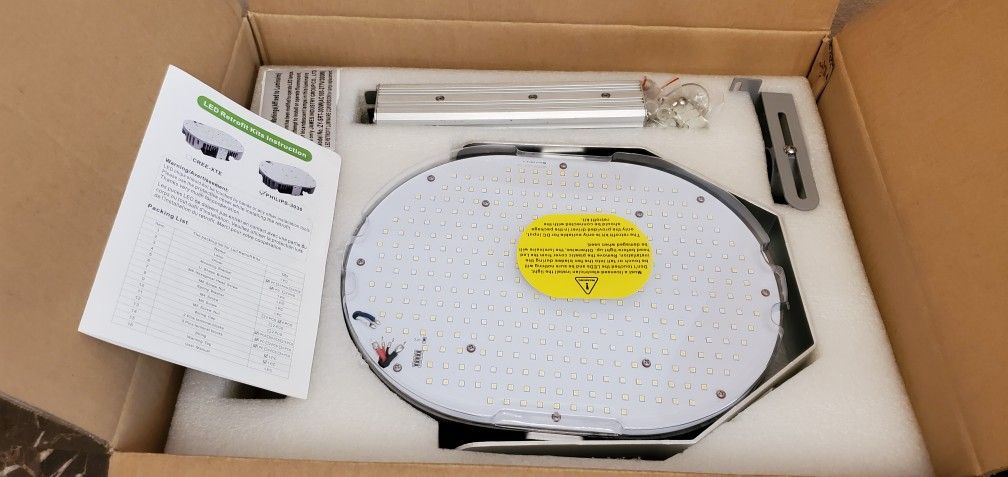 LED Retrofit Kit (E358903) ZY-SRT-300W 5000K AC100-277V 50/60Hz 3.0A Parking Lot Light