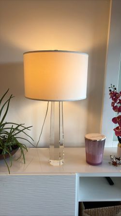 Ralf Laurent Tapered Crystal Octagonal Spire Lamp
