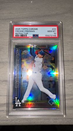 Freddie Freeman Topps Chrome 2025 PSA 10 POP 1