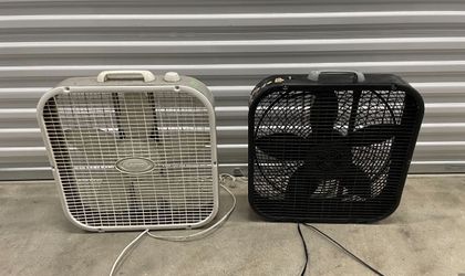 2 Lasko Box Window Fans / Two Fans - 20