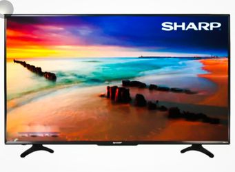 50 in SHARP SMART TV WITH BUILT IN ROKU
