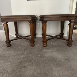 Wood Finished End Tables 