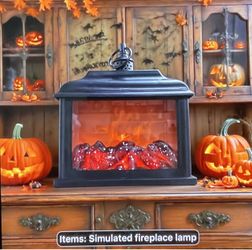 SIMULATED FLAME-EFFECT ELECTRIC FIREPLACE
