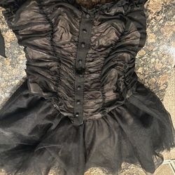 Black Dress XL/ tutu style