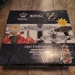 ROYAL Z SERIES 23PCS COOKWARE SET