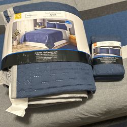 Brand New F/Q Quilt & 2 Standard/Queen Shams