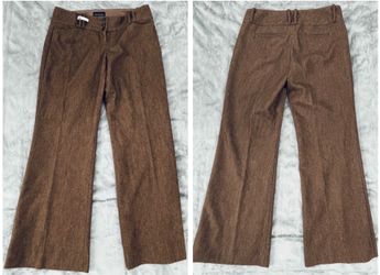 The Limited Drew Fit brown tweed pants Size 4 - Like New
