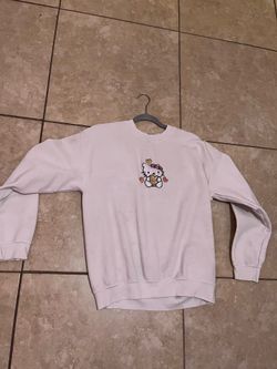 Hello kitty concha sweater white
