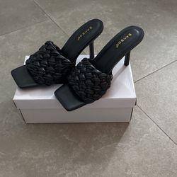 Black Bamboo heels