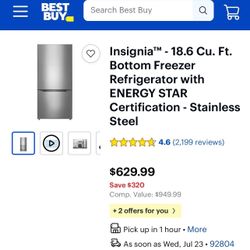 Insignia Refrigerator