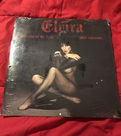 Vintage Sealed 1998 Elvira Mistress Of The Dark Queen B Landmark Calendar 