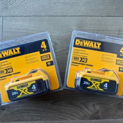 Dewalt Xr 4.0 batteries