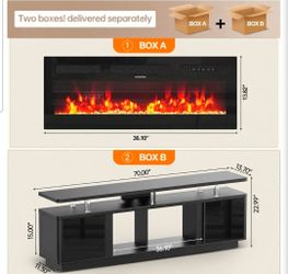 Brand New Electric Fireplace