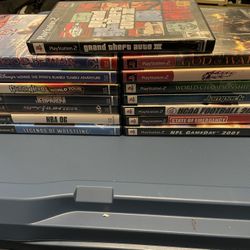 PS2 Game lot