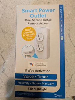 New unopened switchmate smart power outlet