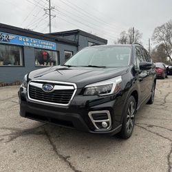 2021 BLACK SUBARU FORESTER LIMITED ᒪOᗯ ᗰIᒪEᔕ 🅜🅞🅞🅝🅡🅞🅞🅕 🄻🄴🄰🅃🄷🄴🅁 S͎U͎V͎ ÄWÐ Gᗩᔕ ᔕᗩᐯEᖇ SLEEK