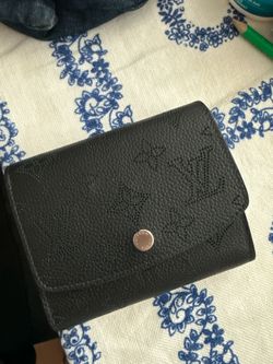 Louis Vuitton LV Monogram Mahina Leather Iris Compact Wallet