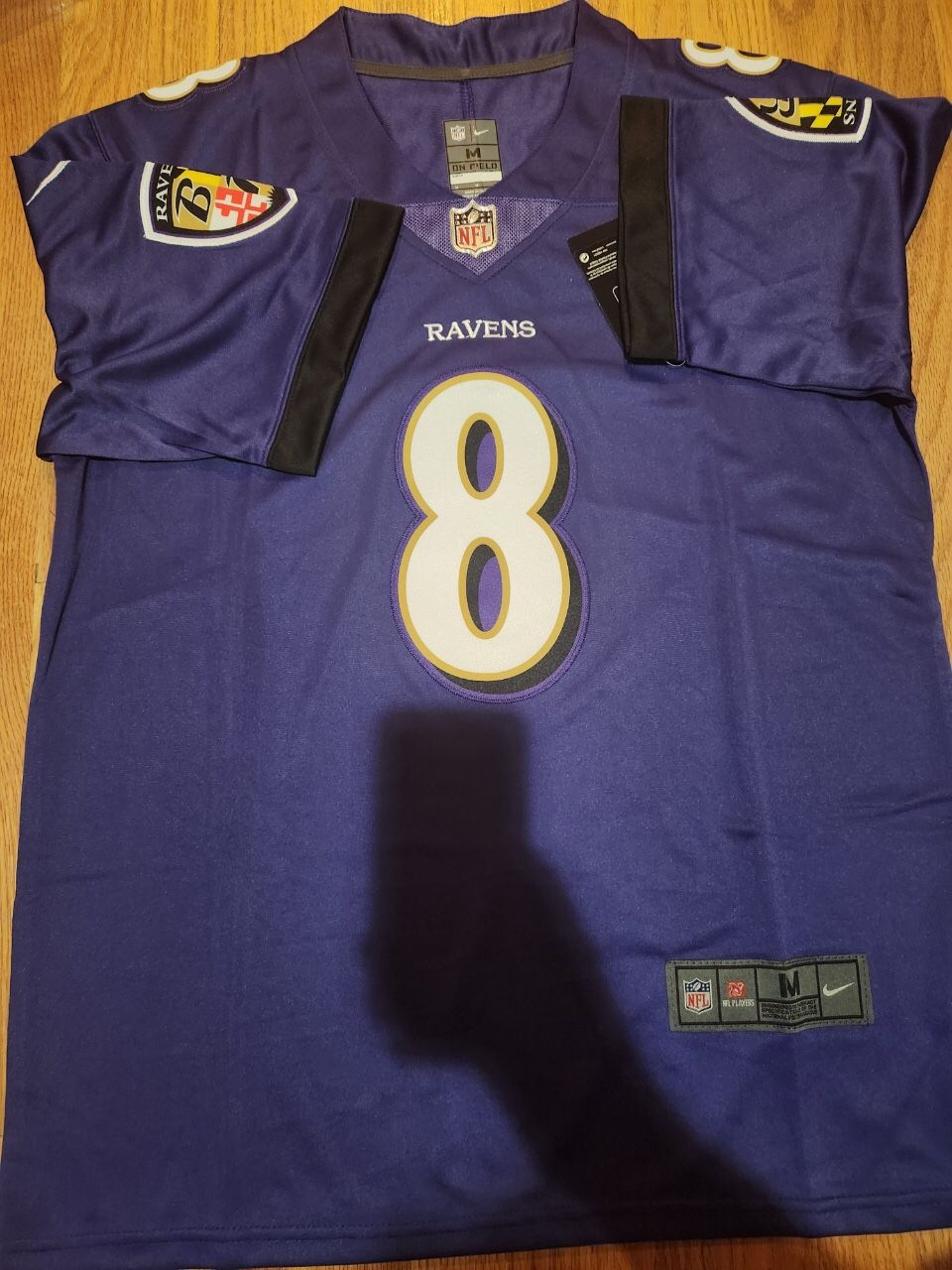 NFL Baltimore Ravens football uniform No.8 Lamar Jackson jersey