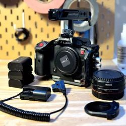 Canon EOS R5 C 8K Mirrorless Cinema Camera with AKS