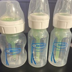 3 Dr Brown Bottles+1 Maam Bottle