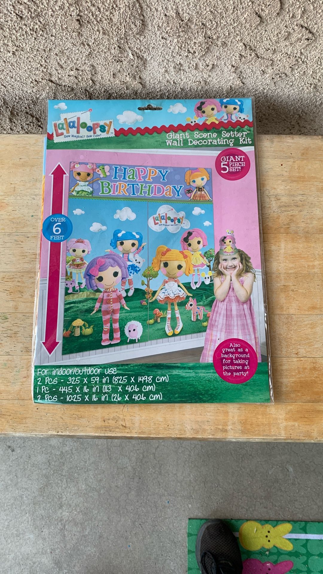 LALALOOPSY HAPPY BIRTHDAY DECORATIONS AND BIRTHDAY GAME AND MORE ITEMS