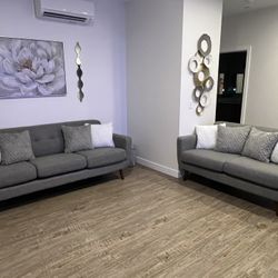 Living room set with 2 sofas