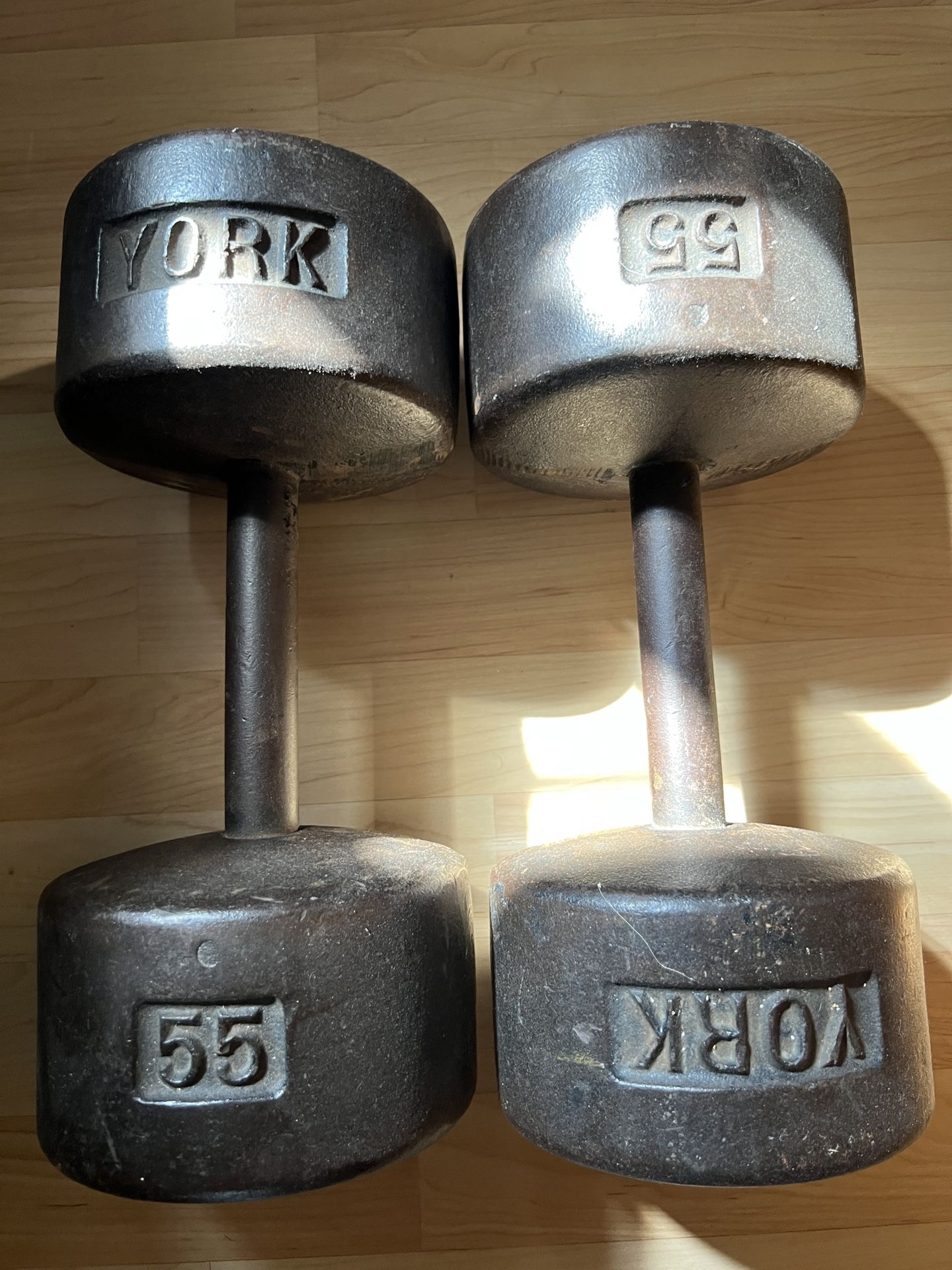 55lbs Dumbbells