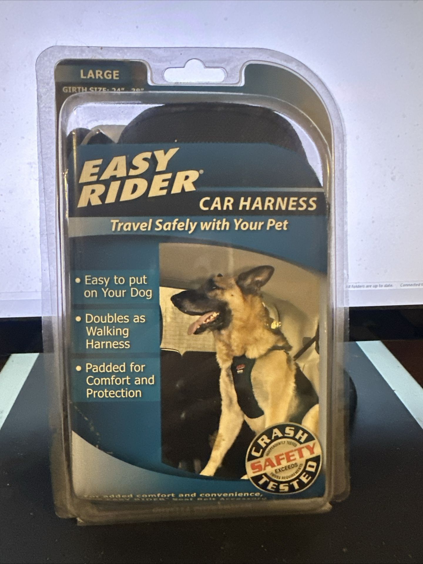 Dog Car Harness Large By Easy Rider