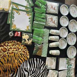 Baby Shower Jungle Theme Party Supplies