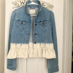 Kate Spade Peplum Denim Jacket 