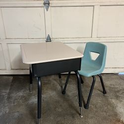 Classic Virco Children’s Desk and Chair