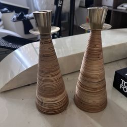 OPALHOUSE candle holder set (comes with 2)