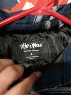 Shaka wear flannel jacket blue