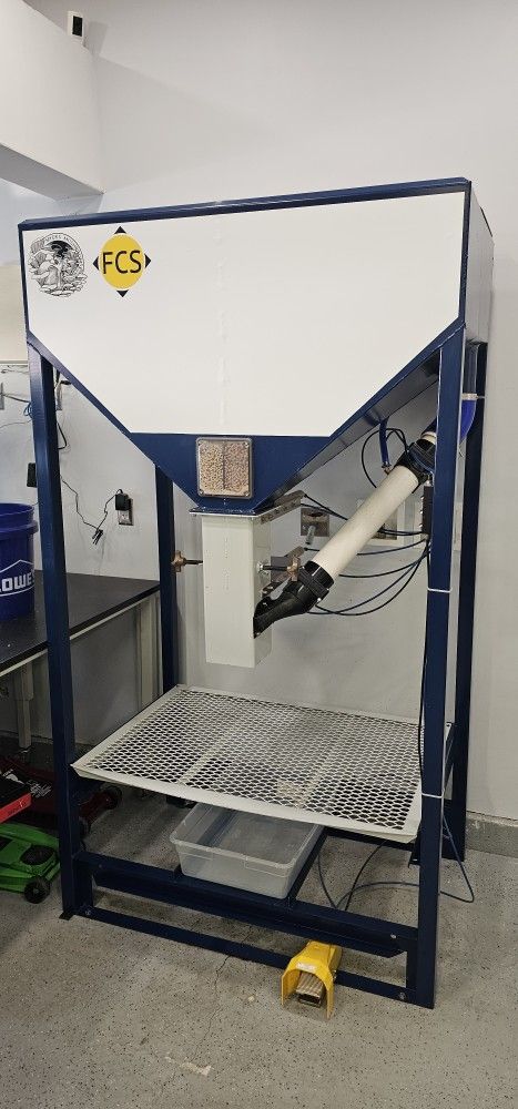 Myers Mushrooms FCS Silo Bulk Dispenser with Pneumatic Controls, Foot Pedal