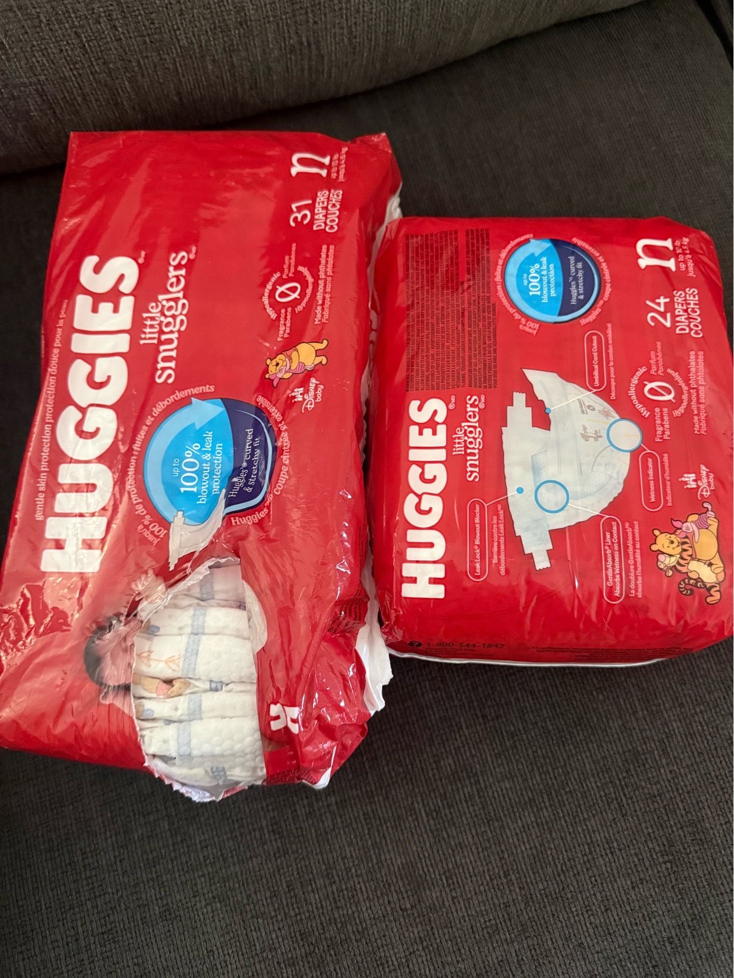 Newborn diapers
