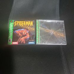 Spider-Man Case & Manual for Playstation 1