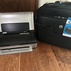 HP Mobile Printer And Notebook Case