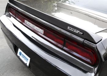 Carbon fiber tail light surround for 2008-2014 Dodge Challenger