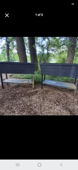 Raised garden boxes - 44"Lx 18-1/2"W x 33-1/2" H - Denton