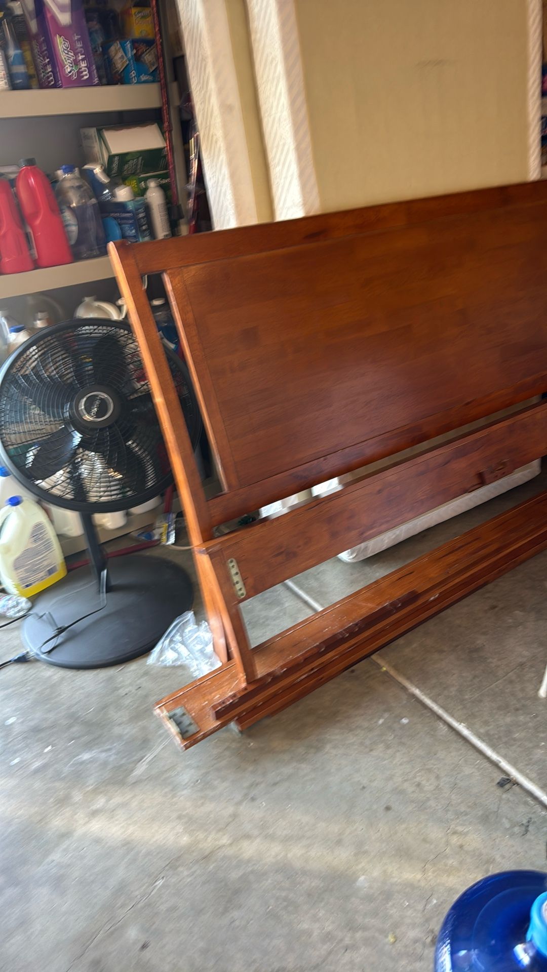 california king bed frame & box frame.